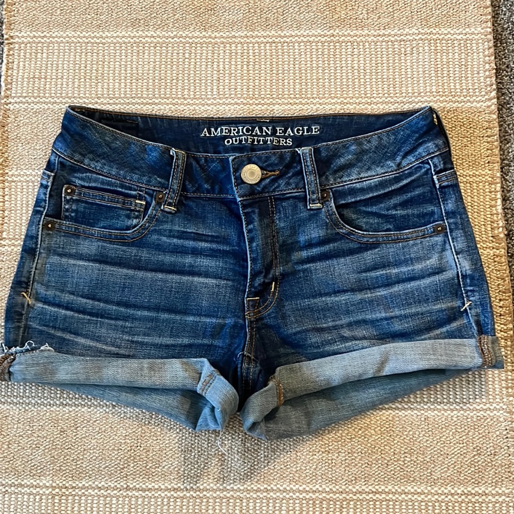 american eagle jean shorts